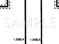 1992 Hyundai Sonata  2.0 L4 GAS Wiring Diagram