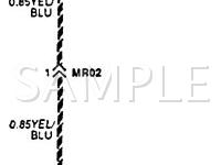 1993 Hyundai Scoupe LS 1.5 L4 GAS Wiring Diagram