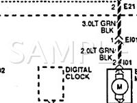 1993 Hyundai Sonata GLS 2.0 L4 GAS Wiring Diagram