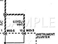 1993 Hyundai Sonata GL 2.0 L4 GAS Wiring Diagram