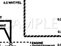 1994 Hyundai Scoupe  1.5 L4 GAS Wiring Diagram