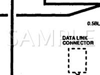 1994 Hyundai Scoupe  1.5 L4 GAS Wiring Diagram