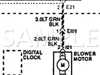 1994 Hyundai Sonata GLS 2.0 L4 GAS Wiring Diagram