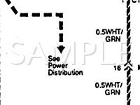 1994 Hyundai Sonata GL 2.0 L4 GAS Wiring Diagram