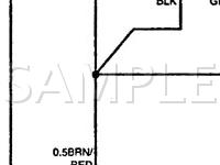 1996 Hyundai Sonata GLS 3.0 V6 GAS Wiring Diagram