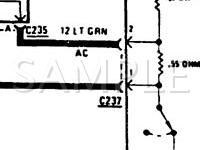 1987 Jeep Wagoneer  2.5 L4 GAS Wiring Diagram