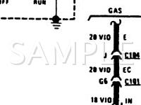 1987 Jeep Wagoneer Limited 2.5 L4 GAS Wiring Diagram