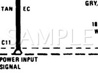 1987 Jeep Wagoneer  2.5 L4 GAS Wiring Diagram