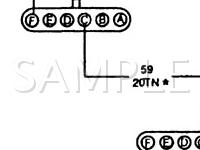 1989 Jeep Cherokee Limited 4.0 L6 GAS Wiring Diagram