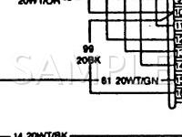 1989 Jeep Cherokee Limited 4.0 L6 GAS Wiring Diagram