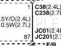 2006 KIA Optima LX 2.4 L4 GAS Wiring Diagram