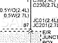 2007 KIA Optima LX 2.4 L4 GAS Wiring Diagram