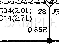 2008 KIA Sportage LX 2.7 V6 GAS Wiring Diagram
