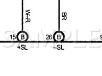 2005 Lexus LX470  4.7 V8 GAS Wiring Diagram
