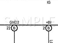 2006 Lexus LX470  4.7 V8 GAS Wiring Diagram