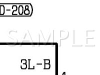 2003 Mitsubishi Montero  3.8 V6 GAS Wiring Diagram