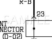 2003 Mitsubishi Montero  3.8 V6 GAS Wiring Diagram