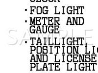 2003 Mitsubishi Montero Sport  3.0 V6 GAS Wiring Diagram