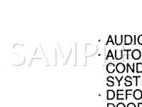 2004 Mitsubishi Endeavor  3.8 V6 GAS Wiring Diagram