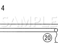 2005 Mitsubishi Endeavor XLS 3.8 V6 GAS Wiring Diagram