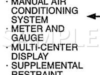 2005 Mitsubishi Endeavor XLS 3.8 V6 GAS Wiring Diagram