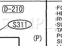 2005 Mitsubishi Montero Limited 3.8 V6 GAS Wiring Diagram