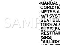 2008 Mitsubishi Galant Ralliart 3.8 V6 GAS Wiring Diagram