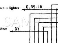 1988 Mitsubishi Montero  2.6 L4 GAS Wiring Diagram