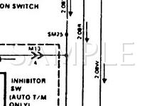 1988 Mitsubishi Precis LS 1.5 L4 GAS Wiring Diagram