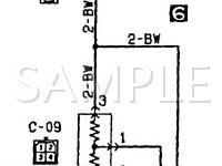 1989 Mitsubishi Mirage  1.6 L4 GAS Wiring Diagram