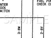 1989 Mitsubishi Mirage  1.6 L4 GAS Wiring Diagram