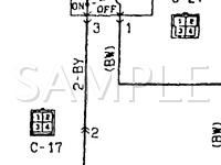 1989 Mitsubishi Mirage LS 1.5 L4 GAS Wiring Diagram