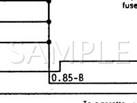 1989 Mitsubishi Montero Sport 3.0 V6 GAS Wiring Diagram