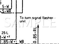 1989 Mitsubishi Montero Sport 3.0 V6 GAS Wiring Diagram