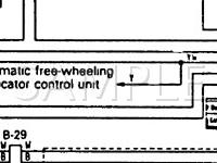 1989 Mitsubishi Montero LS 3.0 V6 GAS Wiring Diagram