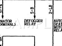 1990 Mitsubishi Eclipse  1.8 L4 GAS Wiring Diagram