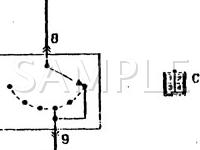 1990 Mitsubishi Mirage RS 1.5 L4 GAS Wiring Diagram