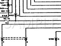 1990 Mitsubishi Precis  1.5 L4 GAS Wiring Diagram