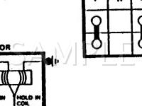 1990 Mitsubishi Precis  1.5 L4 GAS Wiring Diagram