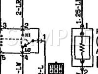 1991 Mitsubishi Eclipse GS 2.0 L4 GAS Wiring Diagram