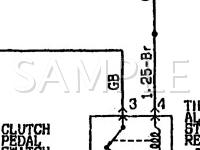 1991 Mitsubishi Eclipse GS 2.0 L4 GAS Wiring Diagram