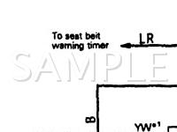 1991 Mitsubishi Montero RS 3.0 V6 GAS Wiring Diagram