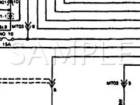 1991 Mitsubishi Precis RS 1.5 L4 GAS Wiring Diagram