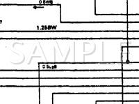 1991 Mitsubishi Precis RS 1.5 L4 GAS Wiring Diagram