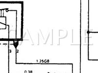 1991 Mitsubishi Precis RS 1.5 L4 GAS Wiring Diagram