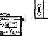 1991 Mitsubishi Precis  1.5 L4 GAS Wiring Diagram