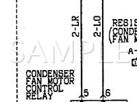 1992 Mitsubishi Mirage GS 1.6 L4 GAS Wiring Diagram