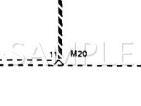 1992 Mitsubishi Precis  1.5 L4 GAS Wiring Diagram