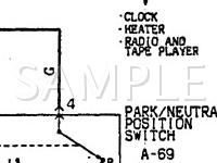 1993 Mitsubishi Mirage ES 1.5 L4 GAS Wiring Diagram