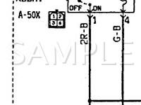 1993 Mitsubishi Mirage ES 1.8 L4 GAS Wiring Diagram